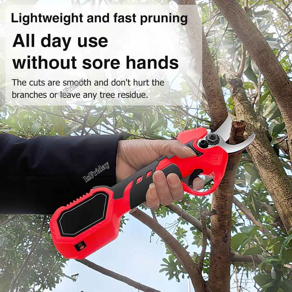 Lightweight Cordless Electric Pruning Shears, Handheld Power Pruner for Gardening Tree, Sharp Blade, 25mm Cutting Diameter
Lightweight Cordless Electric Pruning Shears, Handheld Power Pruner for Gardening Tree, Sharp Blade, 25mm Cutting Diameter