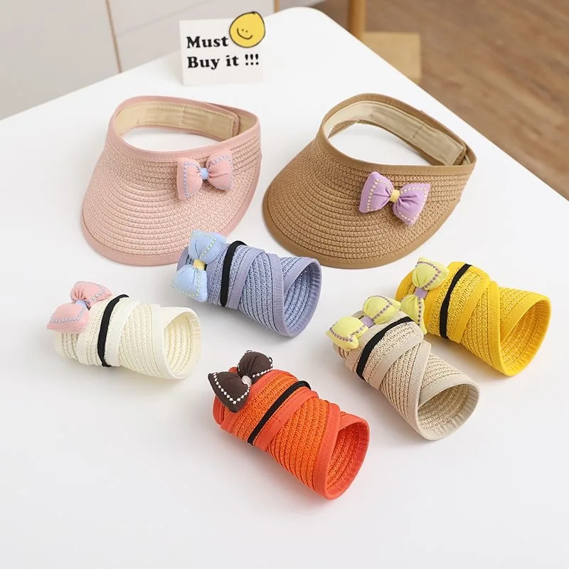 Kid Girls Straw Hat Soft Cute Bowknot Wide Brim Sun Hats Foldable Summer Fashion Infant Baby Beach Caps Outdoor Sunscreen Cap
Kid Girls Straw Hat Soft Cute Bowknot Wide Brim Sun Hats Foldable Summer Fashion Infant Baby Beach Caps Outdoor Sunscreen Cap