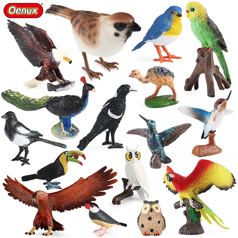 Фигурки Oenux, лесные птицы, животные, дикие трохилистые, сова, Робин, попугай, фигурки, фигурки, украшение для сада, миниатюрная детская игрушка
Фигурки Oenux, лесные птицы, животные, дикие трохилистые, сова, Робин, попугай, фигурки, фигурки, украшение для сада, миниатюрная детская игрушка
