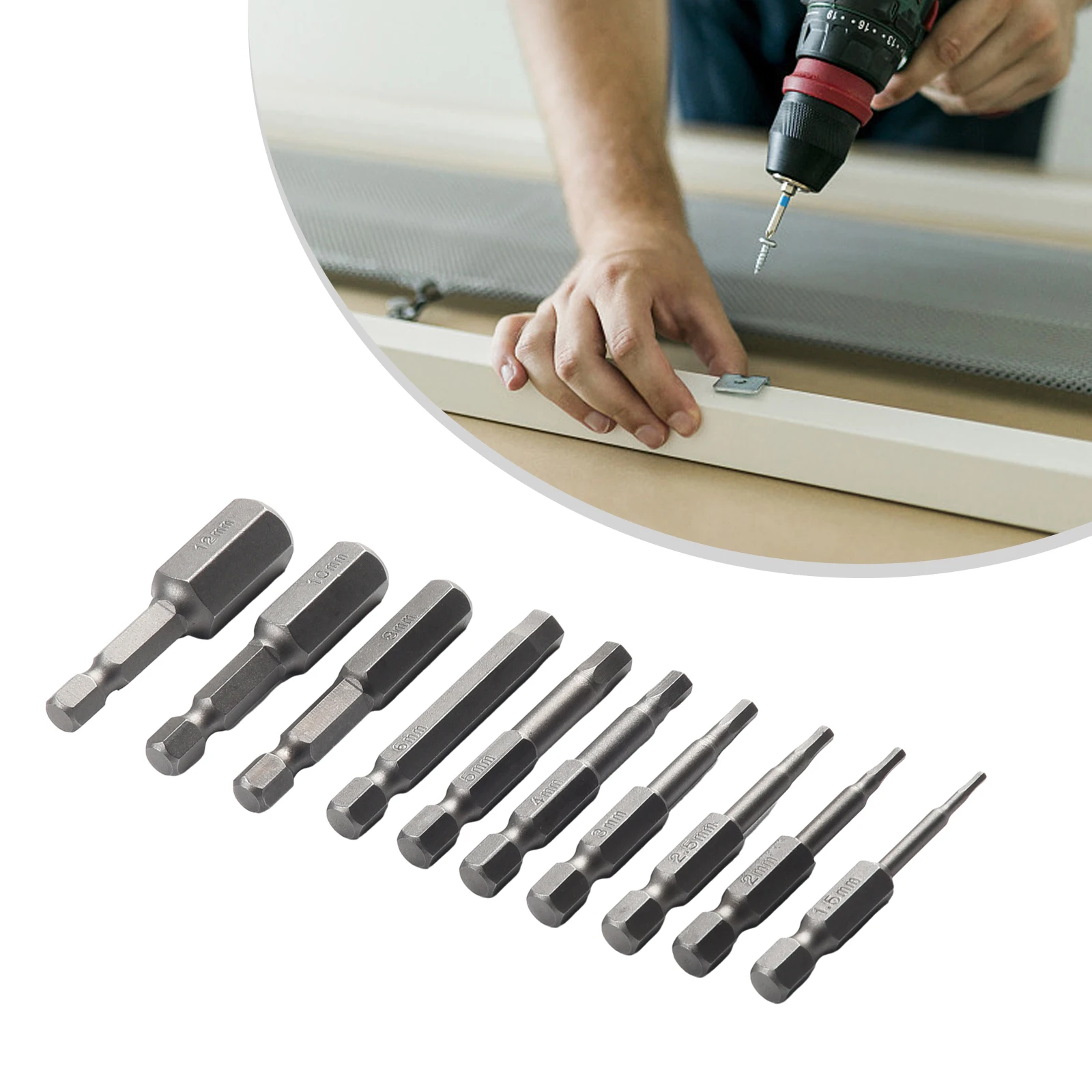 Crew Driver Hex Shank Magnetic Head Professional Grade 50mm Screwdriver Bits Set 10pcs H15 H12 Hex Shank Magnetic Head
Crew Driver Hex Shank Magnetic Head Professional Grade 50mm Screwdriver Bits Set 10pcs H15 H12 Hex Shank Magnetic Head
