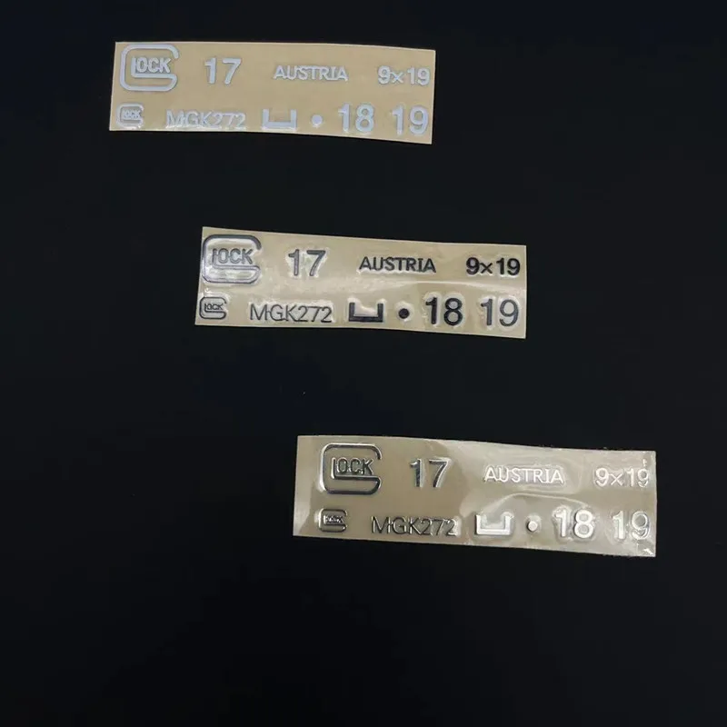 G17 Water Bullet Gun Metal Sticker Jinming 10 Generation Water Bullet M4 Lehui Dagger Scar 416 QD27
G17 Water Bullet Gun Metal Sticker Jinming 10 Generation Water Bullet M4 Lehui Dagger Scar 416 QD27