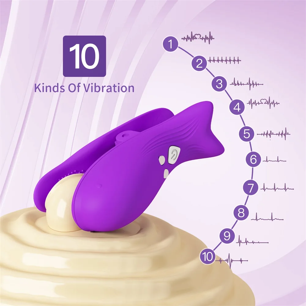 Pince de Énergie des Seins à 10 Vitesses pour Femme, Télécommande Sans Fil, Autocollant Vibrateur, Jouets Sexuels 2