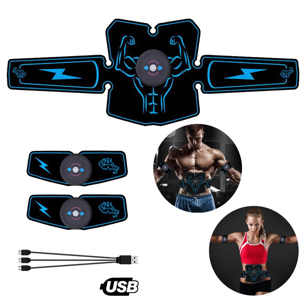 USB Charging Electrostimulator ABS Stimulator EMS Abdominal Muscle Stimulator Belt Slimming Bandage Vibration Fitness Equipments
USB Charging Electrostimulator ABS Stimulator EMS Abdominal Muscle Stimulator Belt Slimming Bandage Vibration Fitness Equipments