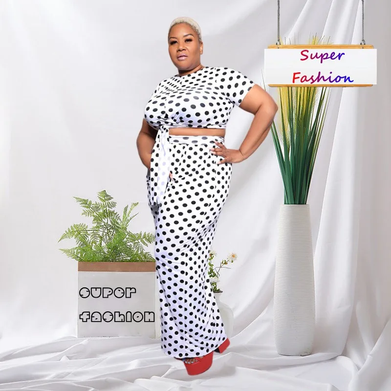 WSFEC XL-4XL Plus Size Pant Suits Fashion Women Clothing 2023 Summer Dot Short Sleeve Casual Two Piece Sets Dropshipping
WSFEC XL-4XL Plus Size Pant Suits Fashion Women Clothing 2023 Summer Dot Short Sleeve Casual Two Piece Sets Dropshipping