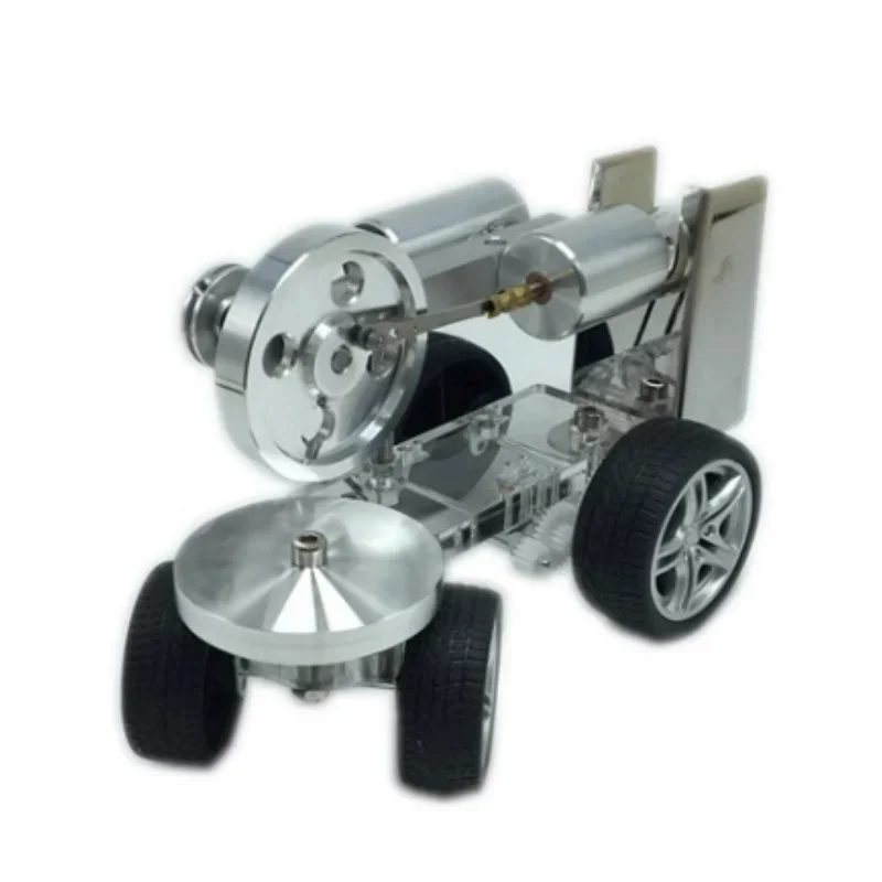 

Custom Single Cylinder Stirling Engine Model Tractor Car Engine Science Physical Experiment Toy Teens Kids Gift