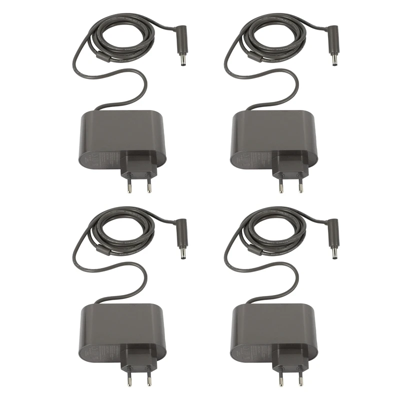

4 Pcs EU Plug Charging Adapter For Dyson V6 V7 V8 DC59 Vacuum Cleaner Power Adapter Charger Replacements