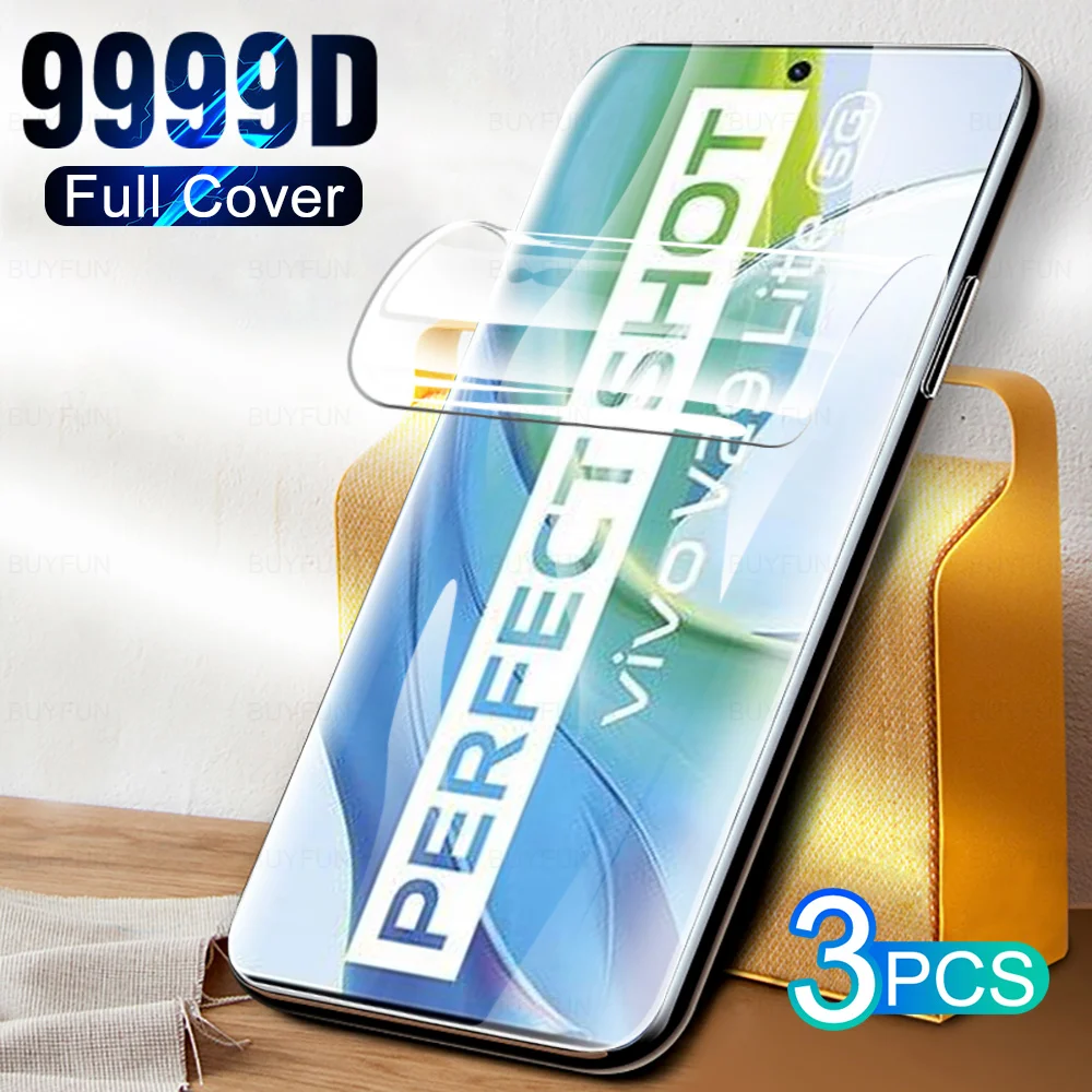 3Pcs Soft Hydrogel Film For Vivo V29 Lite VivoV29 Light V29Lite Vavo V29e V 29 E 5G 2023 6.78inch HD Screen Protector Not Glass
3Pcs Soft Hydrogel Film For Vivo V29 Lite VivoV29 Light V29Lite Vavo V29e V 29 E 5G 2023 6.78inch HD Screen Protector Not Glass