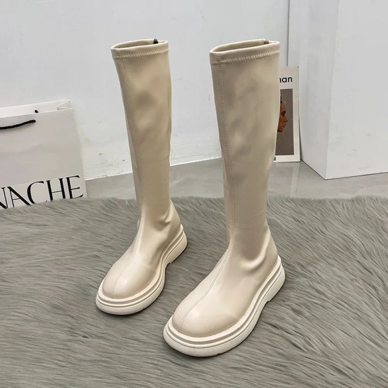 2023 new leather knee high boots women's shoes fashion autumn and winter beige black zippered riding boots 34-40 thigh boots
2023 new leather knee high boots women's shoes fashion autumn and winter beige black zippered riding boots 34-40 thigh boots