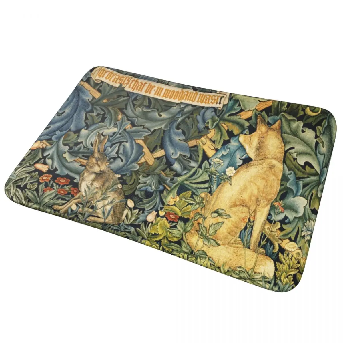 Fox And Hare Floral Doormat Non-slip Super Absorbent Bath Mats Home Entrance Rugs Kitchen Bedroom Carpet Hallway Footpad
Fox And Hare Floral Doormat Non-slip Super Absorbent Bath Mats Home Entrance Rugs Kitchen Bedroom Carpet Hallway Footpad
