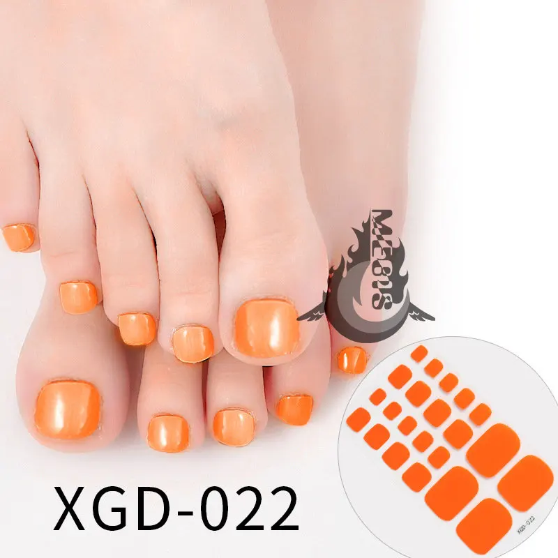 22 Tips Toenail Nail Stickers Solid Color Full Cover Nail Stickers Toe Nail Art Set Nail Decoration Foot Nails Sticker Designer
22 Tips Toenail Nail Stickers Solid Color Full Cover Nail Stickers Toe Nail Art Set Nail Decoration Foot Nails Sticker Designer