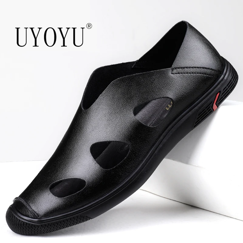 Luxury Genuine Leather Designer 2023 Mens Business Dress Formal Summer Beach Sandals for Men Flats Casual Driving Shoes Slippers 
Luxury Genuine Leather Designer 2023 Mens Business Dress Formal Summer Beach Sandals for Men Flats Casual Driving Shoes Slippers