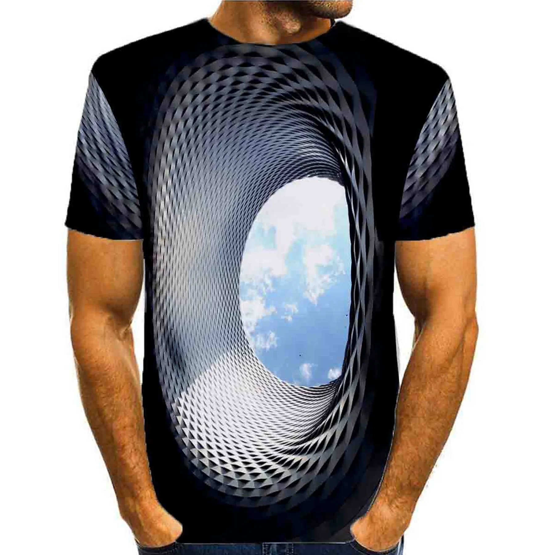 Men's casual fashion Graphic Optical Illusion 3D Print Outdoor Street Short Sleeve Oversized t-shirt O-Neck Men Clothing
Men's casual fashion Graphic Optical Illusion 3D Print Outdoor Street Short Sleeve Oversized t-shirt O-Neck Men Clothing