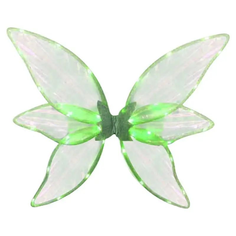 

Electrical Glowing Butterfly Wings Angel Fairy Princess Wings Costume For Kids Birthday Party Halloween Decor