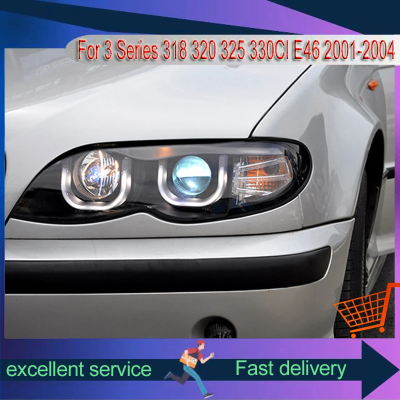 Автомобильная фара для BMW 3 серии 318 320 325 330CI E46 2001-2004, двойная линза, ксеноновая передняя лампа в сборе
Автомобильная фара для BMW 3 серии 318 320 325 330CI E46 2001-2004, двойная линза, ксеноновая передняя лампа в сборе