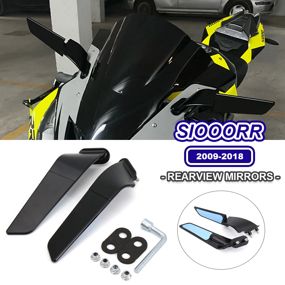 S1000RR Accessories for BMW S1000 RR S 1000RR 2009-2018 Stealth Mirrors Winglets Adjustable Wings Motorcycle Rotating Rearview
S1000RR Accessories for BMW S1000 RR S 1000RR 2009-2018 Stealth Mirrors Winglets Adjustable Wings Motorcycle Rotating Rearview
