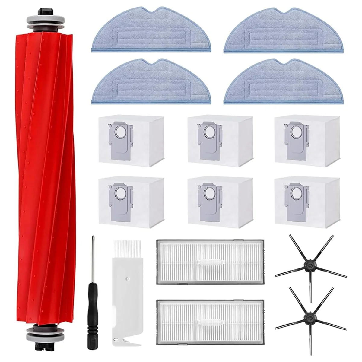 Для робота-пылесоса S7 T8PLUS/T7S/T7S PLUS G10/G10S/G10SPRO, основная боковая щетка, НЕРА, фильтр, насадка на швабру
Для робота-пылесоса S7 T8PLUS/T7S/T7S PLUS G10/G10S/G10SPRO, основная боковая щетка, НЕРА, фильтр, насадка на швабру