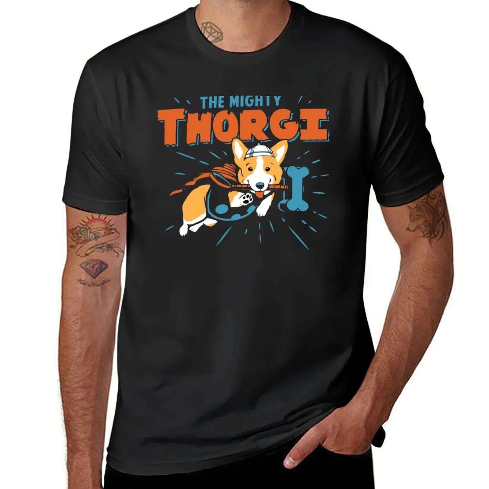 New The Mighty Thorgi Funny Corgi T-Shirt Blouse cute clothes quick-drying t-shirt Men's clothing
New The Mighty Thorgi Funny Corgi T-Shirt Blouse cute clothes quick-drying t-shirt Men's clothing