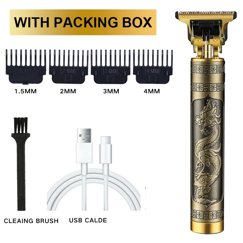 T9 Professional Hair Trimmer 0MM Hair Clipper for Men USB Cordless Hair Cutting Machine Electric Beard Trimmer Hair Clippers
T9 Professional Hair Trimmer 0MM Hair Clipper for Men USB Cordless Hair Cutting Machine Electric Beard Trimmer Hair Clippers