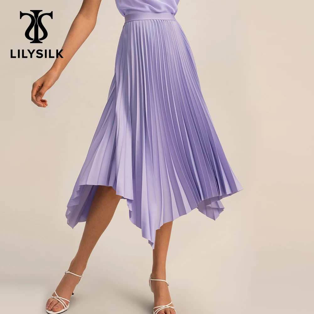 Плиссированная юбка миди LILYSILK для женщин, весна 2023, Новая повседневная ассиметричная шелковая подкладка 8 Момми, низ с эластичной талией, бесплатная доставка
Плиссированная юбка миди LILYSILK для женщин, весна 2023, Новая повседневная ассиметричная шелковая подкладка 8 Момми, низ с эластичной талией, бесплатная доставка