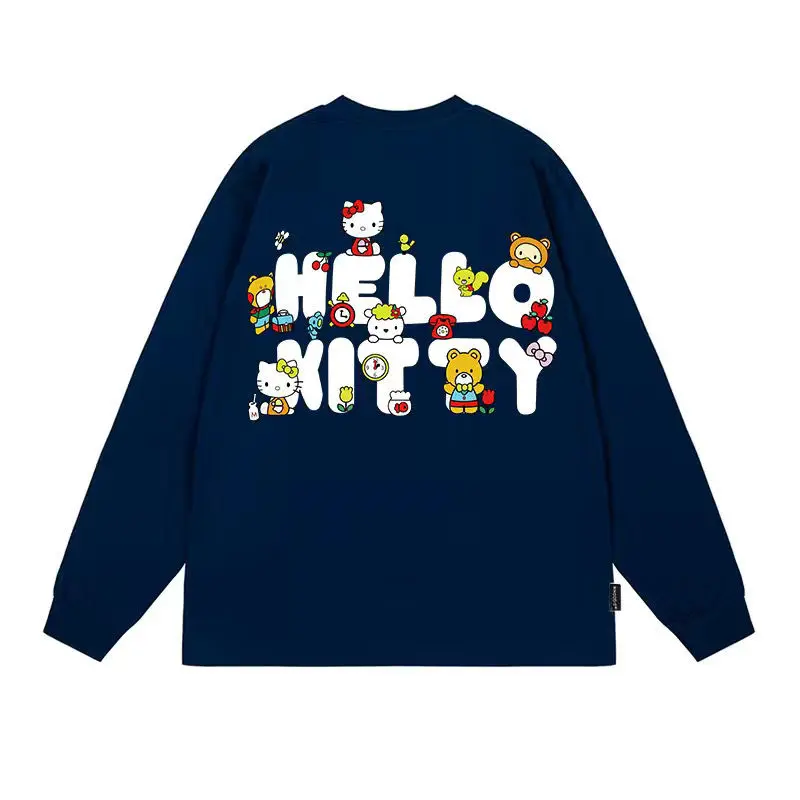 Kawaii Sanrio Anime Hello Kitty Cartoon Pattern Autumn and Winter Couple's Pure Cotton Casual Long Sleeved Top Gifts for Girls
Kawaii Sanrio Anime Hello Kitty Cartoon Pattern Autumn and Winter Couple's Pure Cotton Casual Long Sleeved Top Gifts for Girls