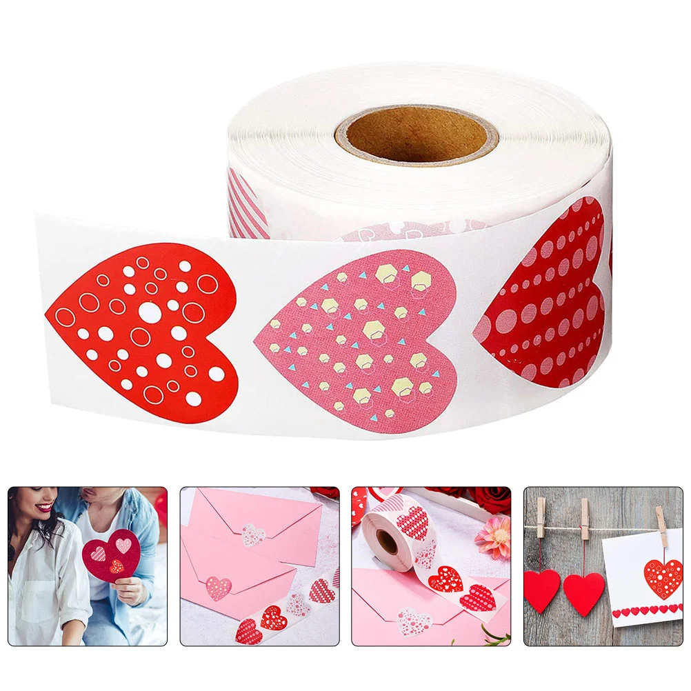 500Pcs/Roll Self-Adhesive Heart Shaped Stickers Valentines Day Wedding Gift Packing Bag Packaging Labels Love Scrapbooking Diy
500Pcs/Roll Self-Adhesive Heart Shaped Stickers Valentines Day Wedding Gift Packing Bag Packaging Labels Love Scrapbooking Diy