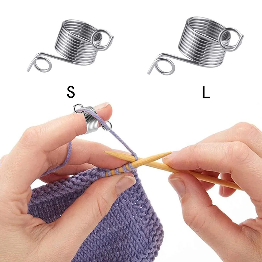 Knitting Thimble Guide Metal Yarn Finger Thimbles Needle Thimble Sewing Craft Wool Puller DIY Apparel Sewing Supplies Crocheting
Knitting Thimble Guide Metal Yarn Finger Thimbles Needle Thimble Sewing Craft Wool Puller DIY Apparel Sewing Supplies Crocheting