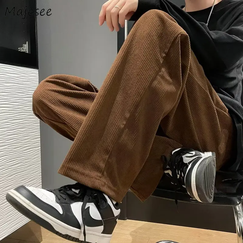 Corduroy Pants Spring Straight Casual Drawstring Japanese Baggy Bottoms Solid All-match Streetwear Clothes Stylish Clothing
Corduroy Pants Spring Straight Casual Drawstring Japanese Baggy Bottoms Solid All-match Streetwear Clothes Stylish Clothing