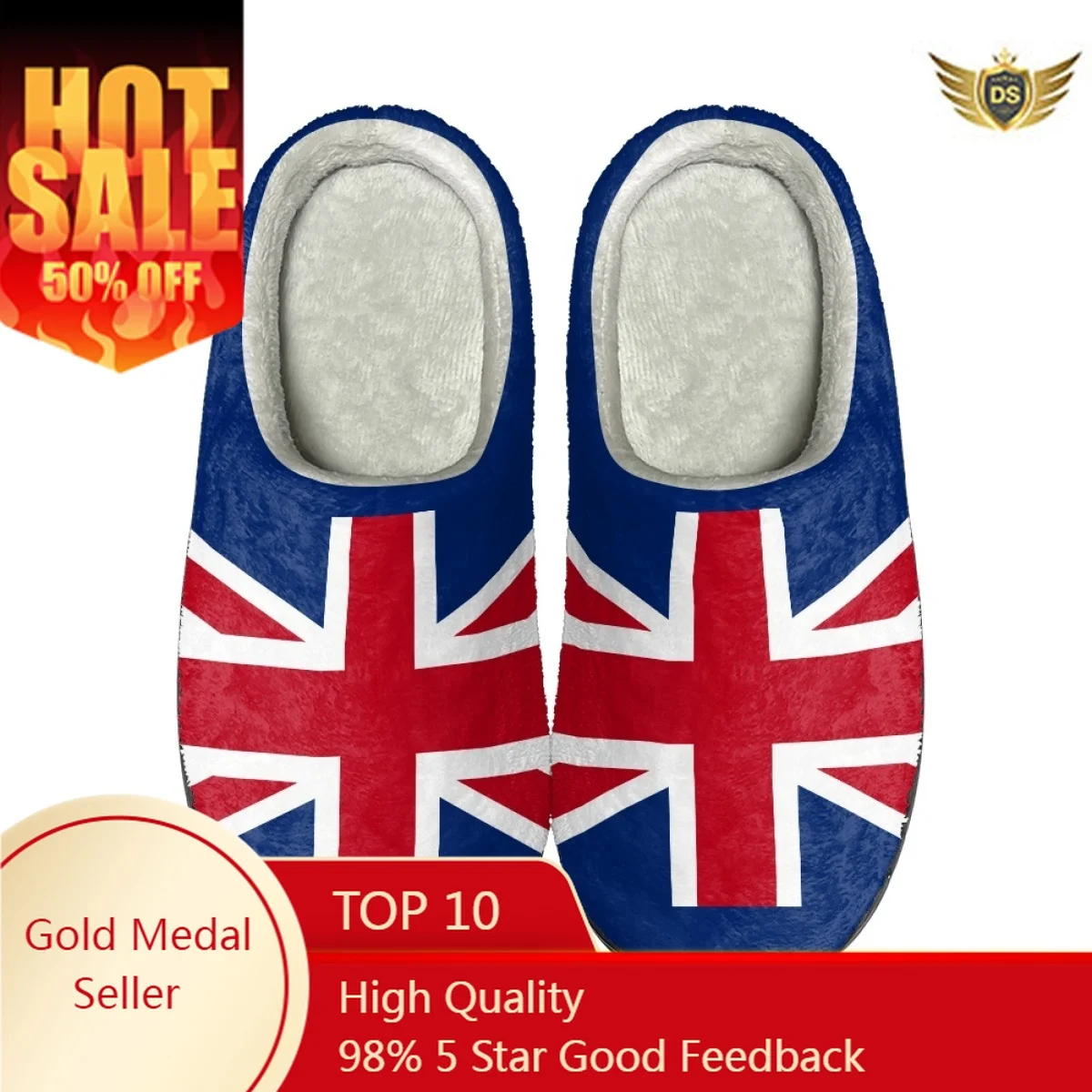 Creative England Flag Printed Winter Non-slip Slippers Boys Girls Home Slippers Zapatos Warm Couple Indoor Slides Dropshipping
Creative England Flag Printed Winter Non-slip Slippers Boys Girls Home Slippers Zapatos Warm Couple Indoor Slides Dropshipping