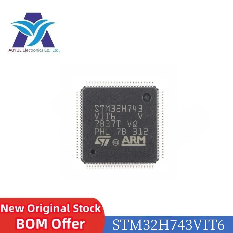 Новый оригинальный аутентичный STM32H743VIT6 STM32H743 VIT6 LQFP-100 MCU 32-битный микропроцессор ARM Cortex M7 RISC 2 Мб Flash
Новый оригинальный аутентичный STM32H743VIT6 STM32H743 VIT6 LQFP-100 MCU 32-битный микропроцессор ARM Cortex M7 RISC 2 Мб Flash
