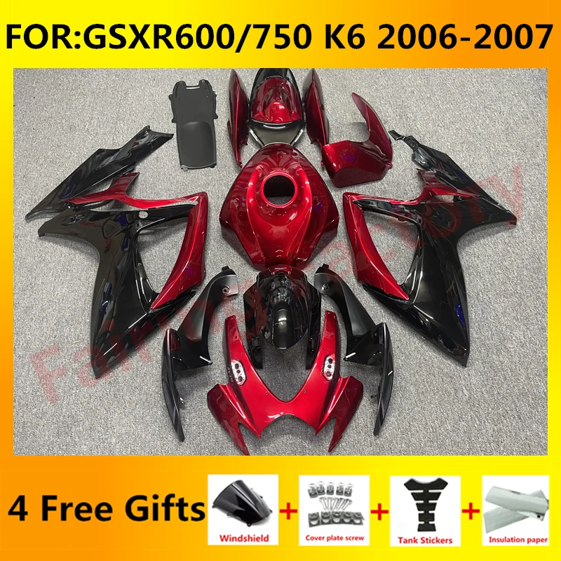 NEW ABS Motorcycle Whole Fairing kit fit for GSXR600 750 06 07 GSXR 600 GSX-R750 K6 2006 2007 full Fairings kits red black
NEW ABS Motorcycle Whole Fairing kit fit for GSXR600 750 06 07 GSXR 600 GSX-R750 K6 2006 2007 full Fairings kits red black