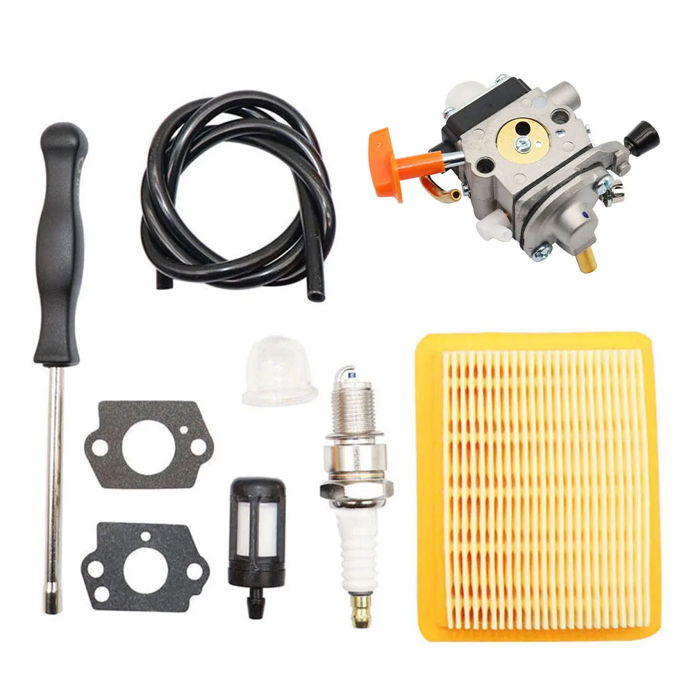 1set Carburetor Replacement 4180 120 0615 For Stihl FS91R FC91 FS111 FC111 KM91R KM111R HT102 Trimmer With Spacers Primer Bulb
1set Carburetor Replacement 4180 120 0615 For Stihl FS91R FC91 FS111 FC111 KM91R KM111R HT102 Trimmer With Spacers Primer Bulb