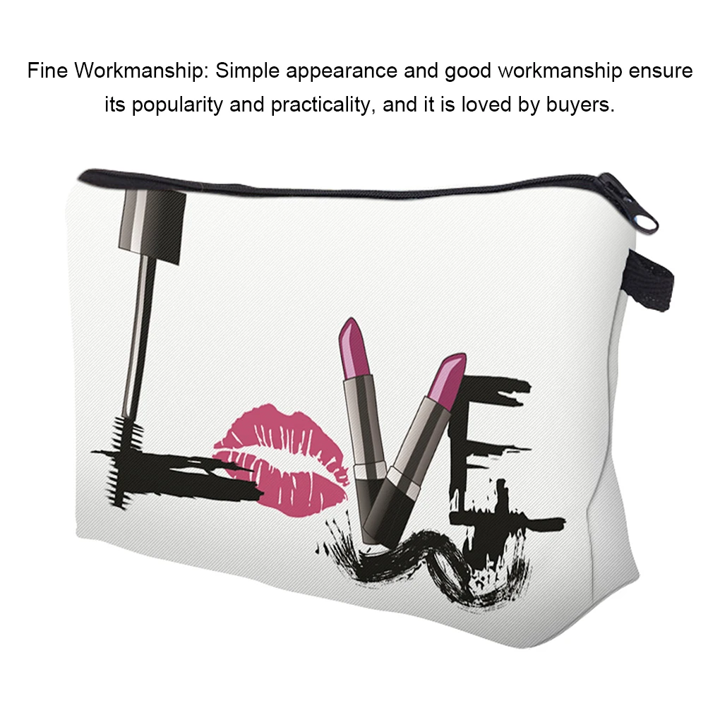 Make Up Bag with Zipper Multi-Function Washing Packet Ladies Daily Hand-bag Toiletry Travel Bags for Keys Headset Lipstick Cards
Make Up Bag with Zipper Multi-Function Washing Packet Ladies Daily Hand-bag Toiletry Travel Bags for Keys Headset Lipstick Cards