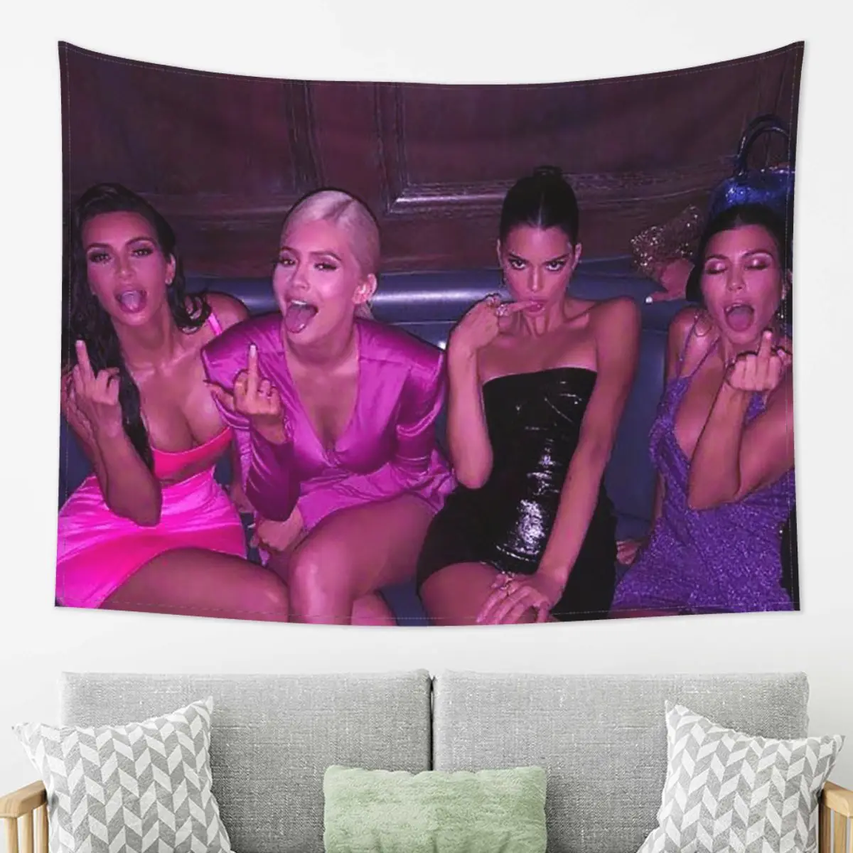 Kardashians Tapestry Decoration Art Aesthetic Tapestries for Living Room Bedroom Decor Home Funny Wall Cloth Wall Hanging
Kardashians Tapestry Decoration Art Aesthetic Tapestries for Living Room Bedroom Decor Home Funny Wall Cloth Wall Hanging