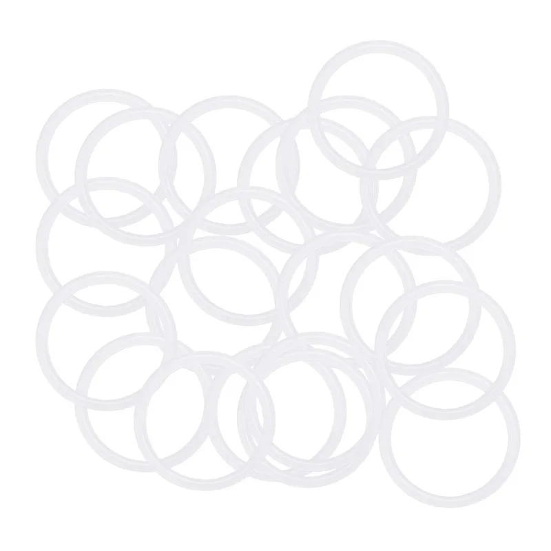 10PCS White Silicone Rubber O Rings VMQ Seal Gasket Thickness 2mm OD 6.5-50mm Clear Food Grade VMQ Rings for Water Pipe Repair
10PCS White Silicone Rubber O Rings VMQ Seal Gasket Thickness 2mm OD 6.5-50mm Clear Food Grade VMQ Rings for Water Pipe Repair