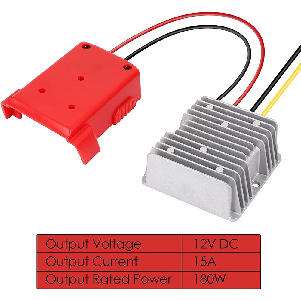DC Power Adapter For 18V Battery 18V To 12V Step Down Voltage Converter 180W Inverter For Golf Cart Led Strip Light
DC Power Adapter For 18V Battery 18V To 12V Step Down Voltage Converter 180W Inverter For Golf Cart Led Strip Light