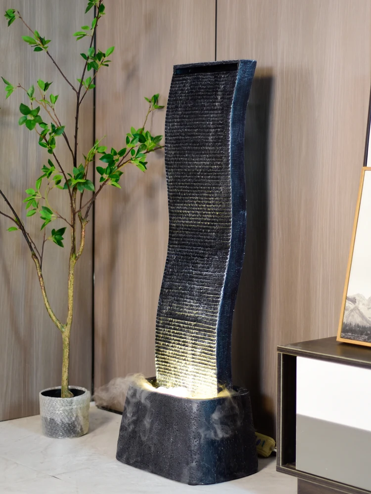 Office Fountain Water Purifier Water System Water Curtain Wall Furnishings Fengshui Wheel Soft Decorative Ornaments
Office Fountain Water Purifier Water System Water Curtain Wall Furnishings Fengshui Wheel Soft Decorative Ornaments