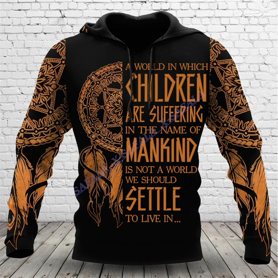 

Suffering Orange Day Gift Every Child Matters 3D Printed Hoodie Men Women Pullover Sweatshirt Jersey Tracksuits Jumper