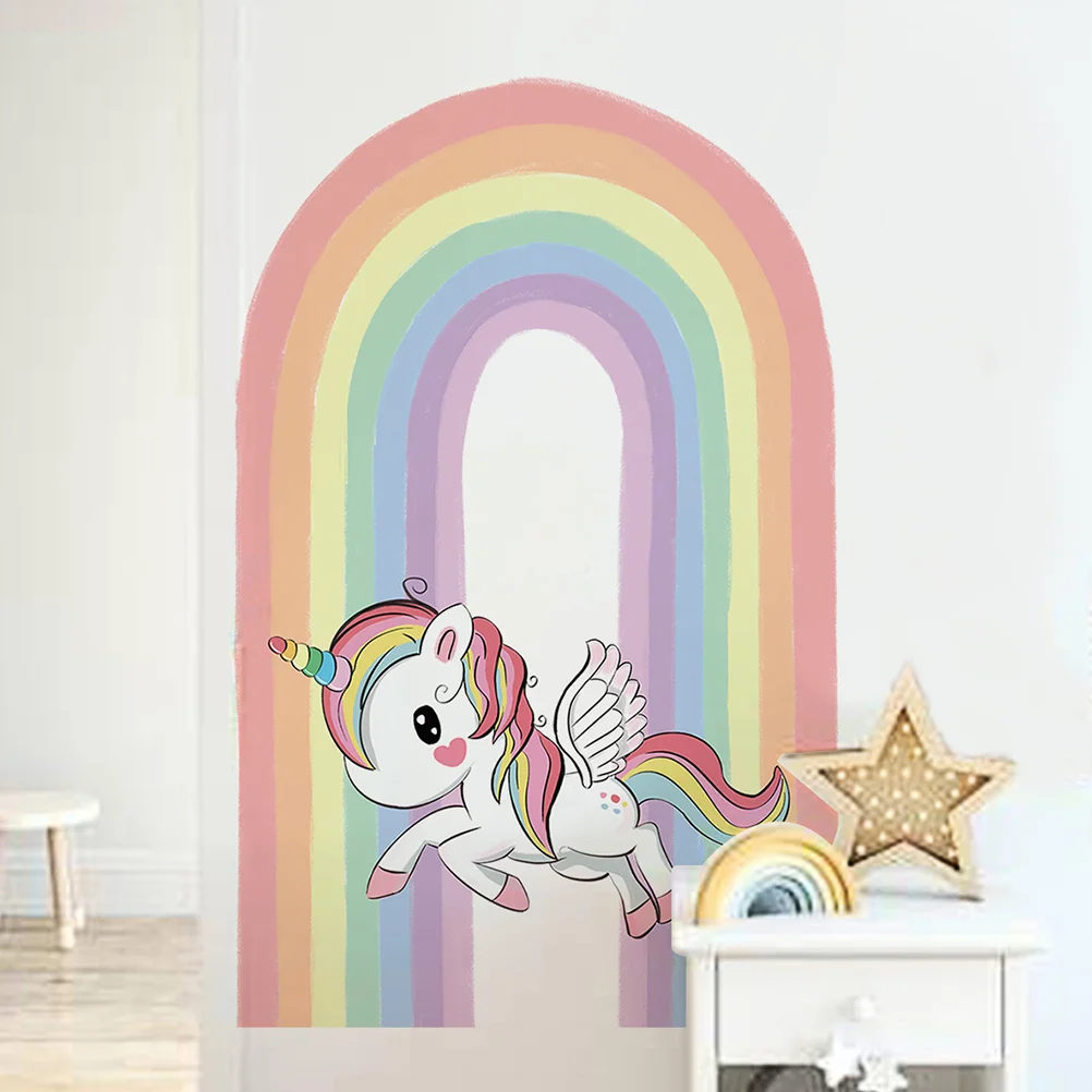 Rainbow Wall Sticker Bedroom Wallpaper Stickers Unicorn Decals for Kids Aesthetic Creative
Rainbow Wall Sticker Bedroom Wallpaper Stickers Unicorn Decals for Kids Aesthetic Creative