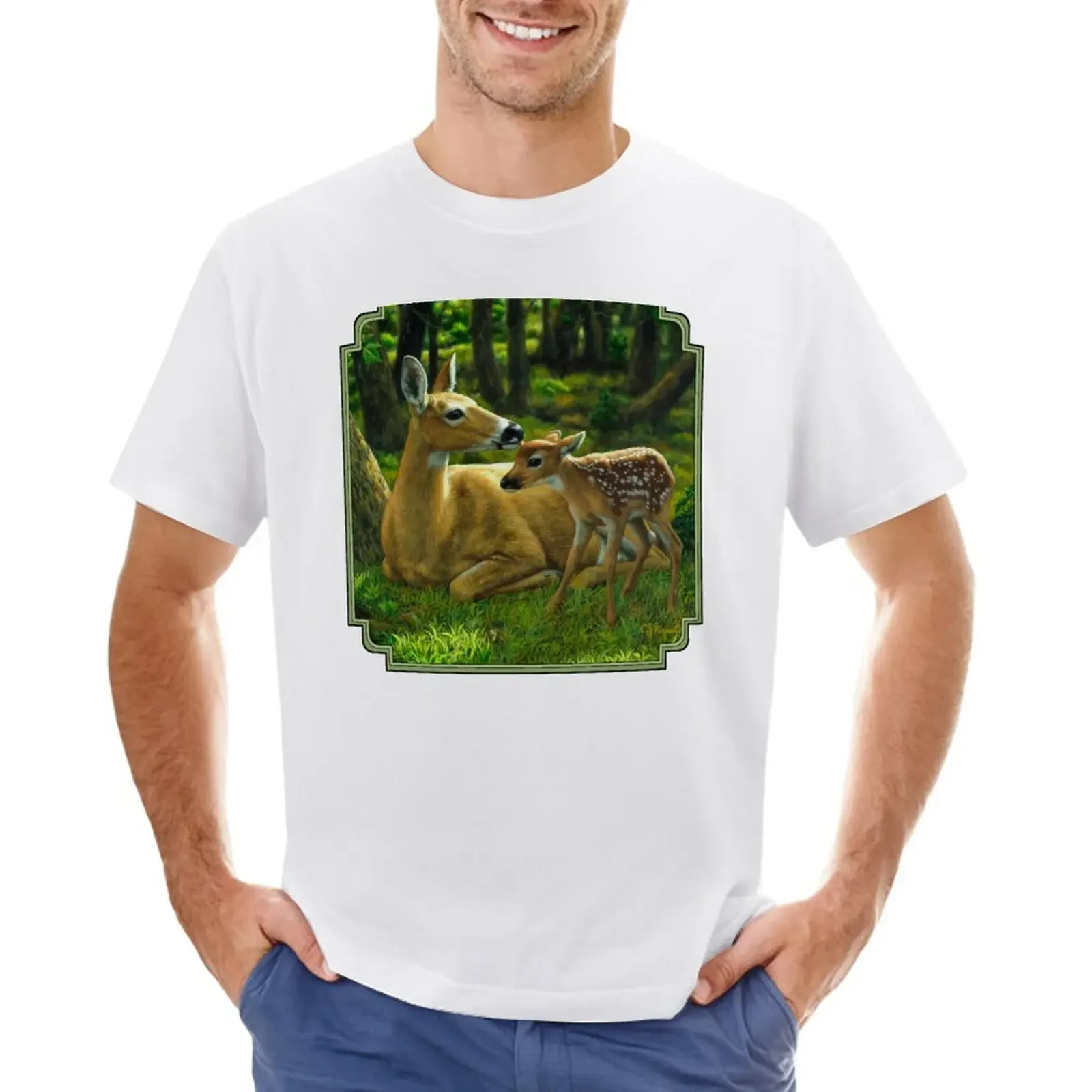First Spring - Whitetail Deer Painting T-Shirt sublime heavyweights mens plain t shirts
First Spring - Whitetail Deer Painting T-Shirt sublime heavyweights mens plain t shirts