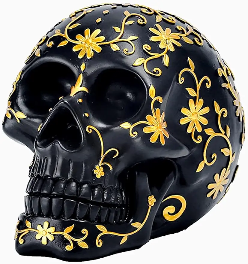 Skull Decor Statue Halloween Decorations Human Head Skeleton Resin Sculpture Horror Props Scared Gifts
Skull Decor Statue Halloween Decorations Human Head Skeleton Resin Sculpture Horror Props Scared Gifts