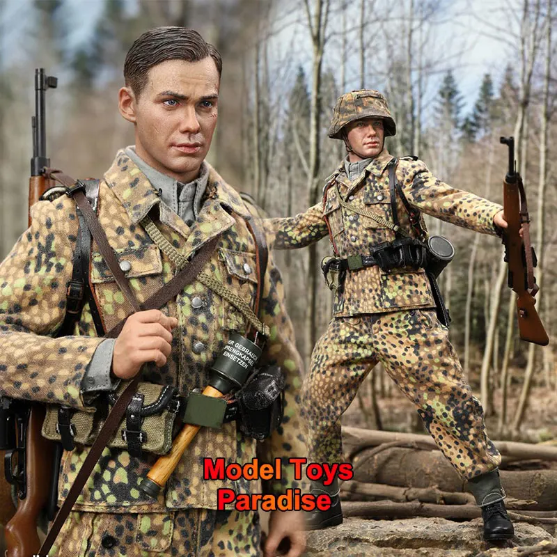 

DID D80171 1/6 Men Soldier WWII 12th Armored Division G43 Rifle Shooter Full Set 12inch Action Figure Collectible Toys Gifts