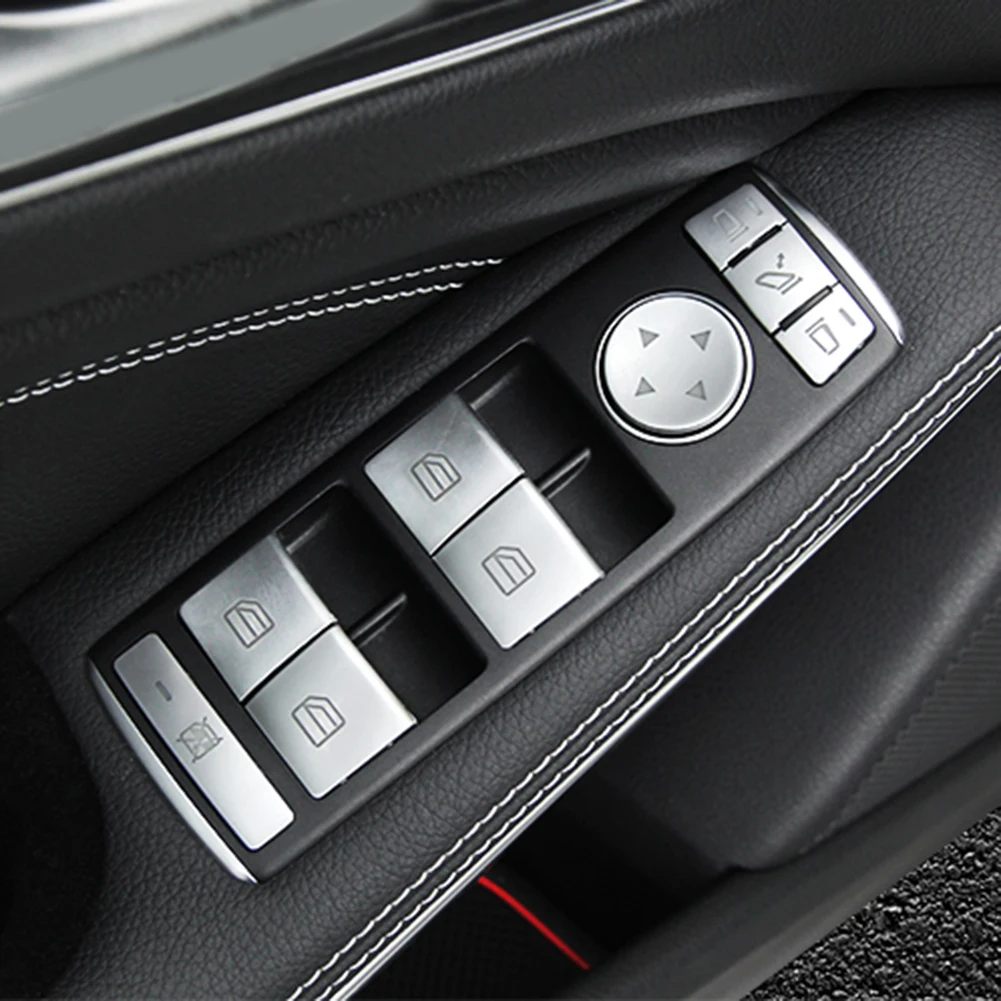 Silver ABS For Mercedes-Benz E C-Class GLK Car Door Armrest Switch Button Cover Trim For Mercedes-Benz 2016 2017 2018 CLA180
Silver ABS For Mercedes-Benz E C-Class GLK Car Door Armrest Switch Button Cover Trim For Mercedes-Benz 2016 2017 2018 CLA180