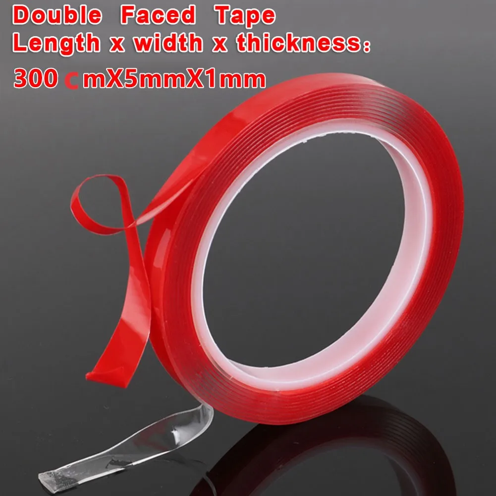 300cm 5mm Car Sticker Double Sided Acrylic Tape Adhesive Seamless Transparent Waterproof Acrylic Clear Invisible Film Strong Adh
300cm 5mm Car Sticker Double Sided Acrylic Tape Adhesive Seamless Transparent Waterproof Acrylic Clear Invisible Film Strong Adh