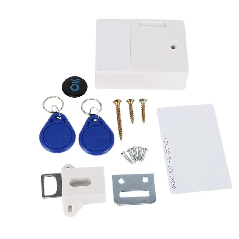 5X RFID Electronic Cabinet Lock DIY For Wooden Drawer Cabinet, Ready For Use & Programmable(White)
5X RFID Electronic Cabinet Lock DIY For Wooden Drawer Cabinet, Ready For Use & Programmable(White)