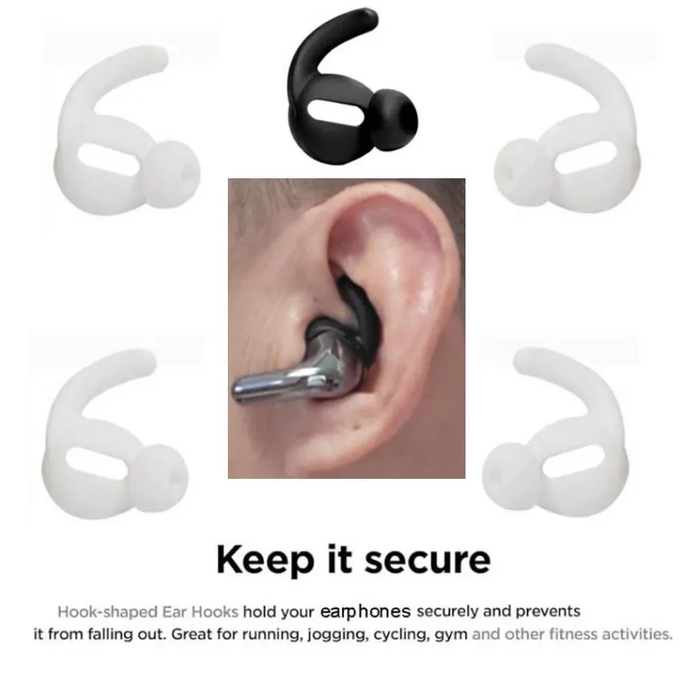 2Pair Ear Hooks Tips for Xiaomi Buds 5 Earbuds Case Cover Anti Slip Holders EartipsTriple 2Pair Ear Hooks Tips for Xiaomi Buds 5 Earbuds Case Cover Anti Slip Holders EartipsTriple