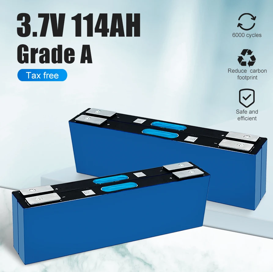 Scooter battery 4pcs Brand new Grade A NCM EVE 3.7v 114ah rechargeable lithium ion battery DIY 12v 36v 48v for golf carts Ev
Scooter battery 4pcs Brand new Grade A NCM EVE 3.7v 114ah rechargeable lithium ion battery DIY 12v 36v 48v for golf carts Ev