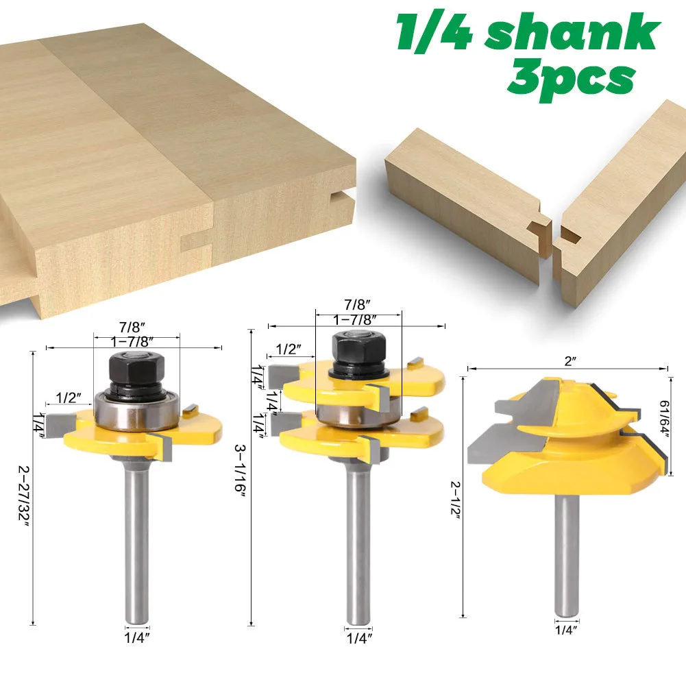 Complete Work Tool Kit Degree Lock Miter Router Bit Degree Lock Miter Router Bit Degree Lock Miter Router Bit Durable Steel Body
Complete Work Tool Kit Degree Lock Miter Router Bit Degree Lock Miter Router Bit Degree Lock Miter Router Bit Durable Steel Body