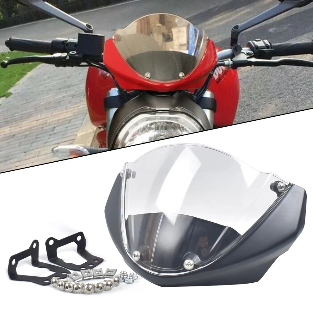 

Windshield With Fairing Meter Sun Visor For Ducati 696 795 796 1100 2024 Hot Sale Brand New And High Quality New Store Discount