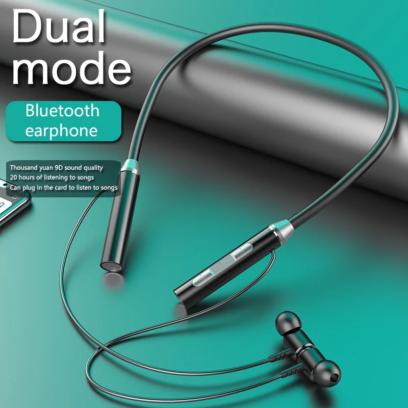 Neck-Mounted Magnetic Wireless Headphone Bluetooth 5.1 Earphones Sports Waterproof Noise Reduction Earbuds TF Card Music Headset
Neck-Mounted Magnetic Wireless Headphone Bluetooth 5.1 Earphones Sports Waterproof Noise Reduction Earbuds TF Card Music Headset