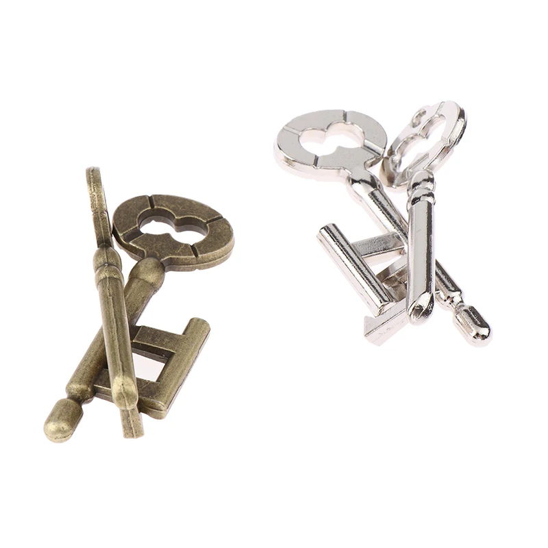 Innovative Children IQ Thinking Test Brain Tester Key Lock Decompression Toy Development Alloy Key Ring Puzzle Game
Innovative Children IQ Thinking Test Brain Tester Key Lock Decompression Toy Development Alloy Key Ring Puzzle Game